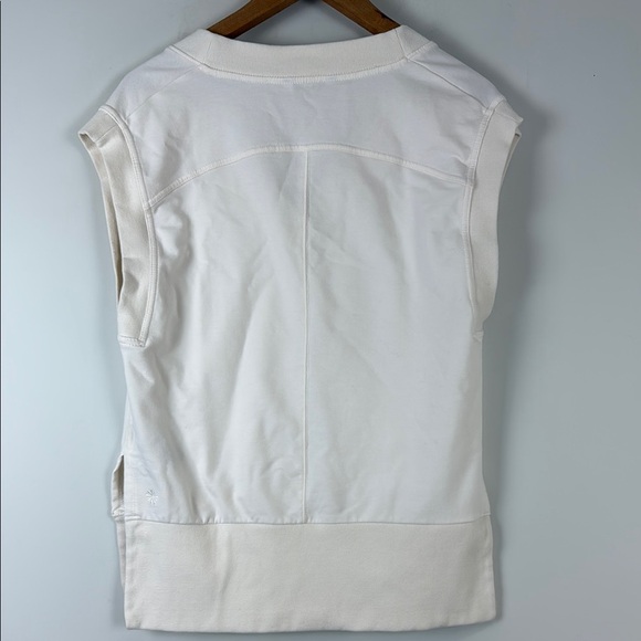 Athleta Retroterry V-Neck Sweatshirt Tee Size XS - Picture 4 of 7